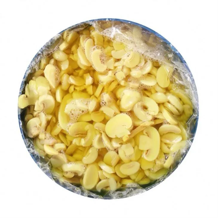 4-6cm Best sliced white mushroom in brine in drums